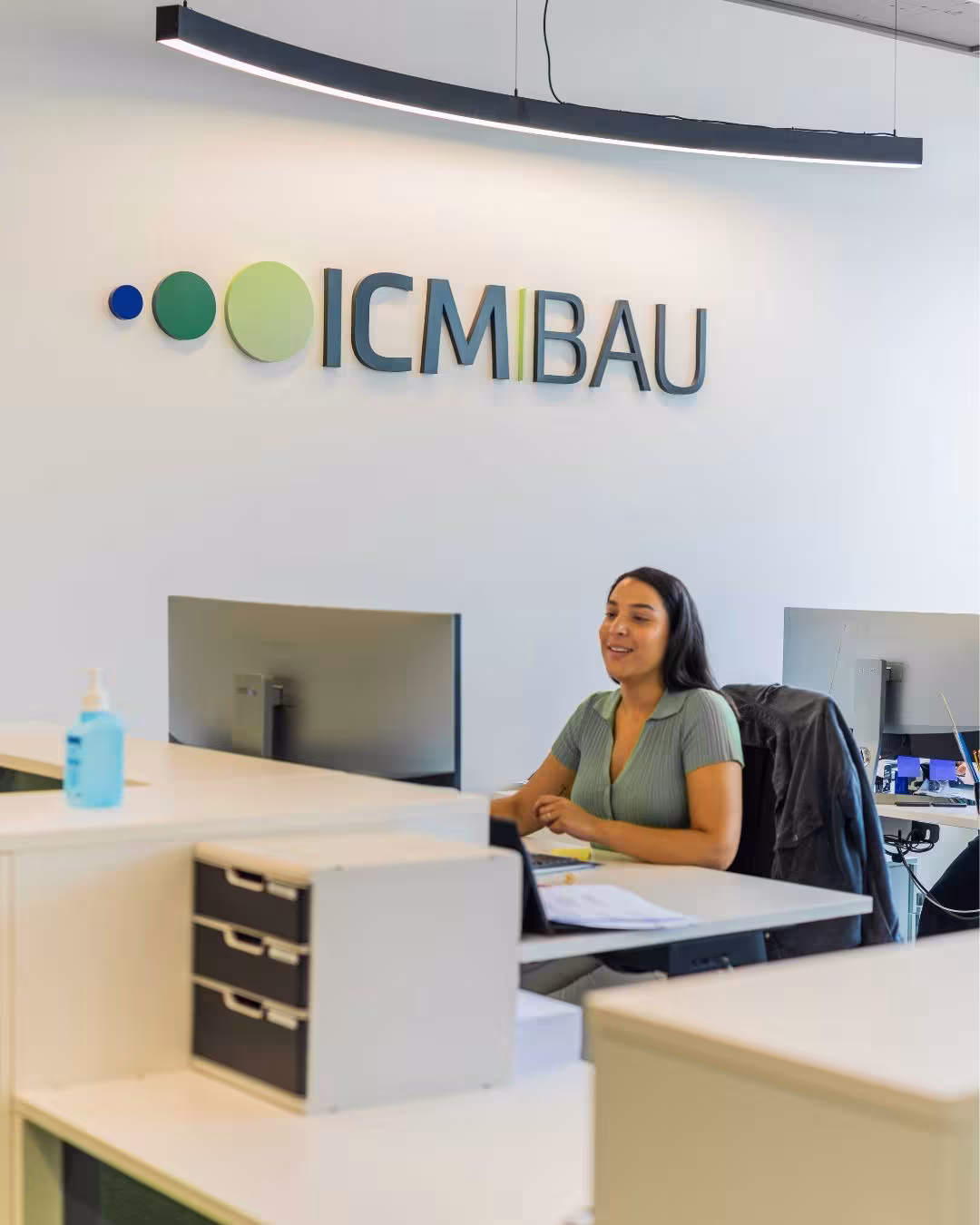 icm bau empfang vorstellungsgespräch
