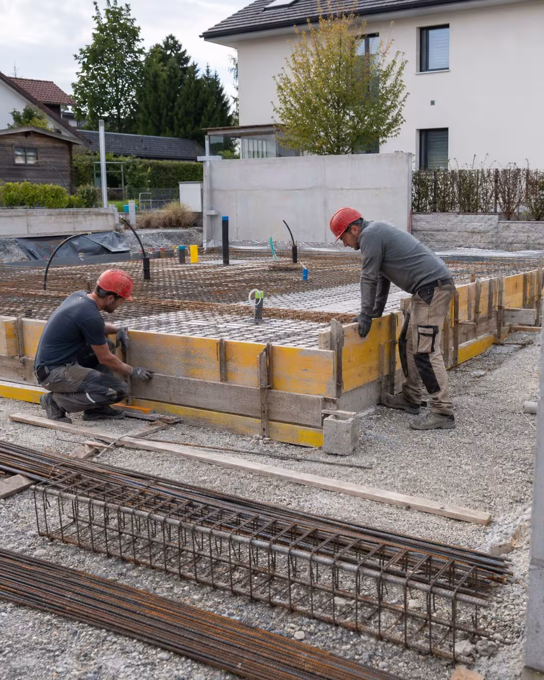 Schaler bei Fundament